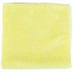Unger® Unger ME40J SmartColor MicroWipe 16" X 16" Yellow UltraLite Microfiber Cleaning Cloth - 10/Pack