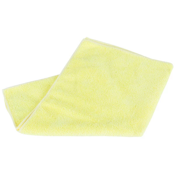 Unger® Unger ME40J SmartColor MicroWipe 16" X 16" Yellow UltraLite Microfiber Cleaning Cloth - 10/Pack 3 Unger® Unger ME40J SmartColor MicroWipe 16" X 16" Yellow UltraLite Microfiber Cleaning Cloth - 10/Pack - Image 3