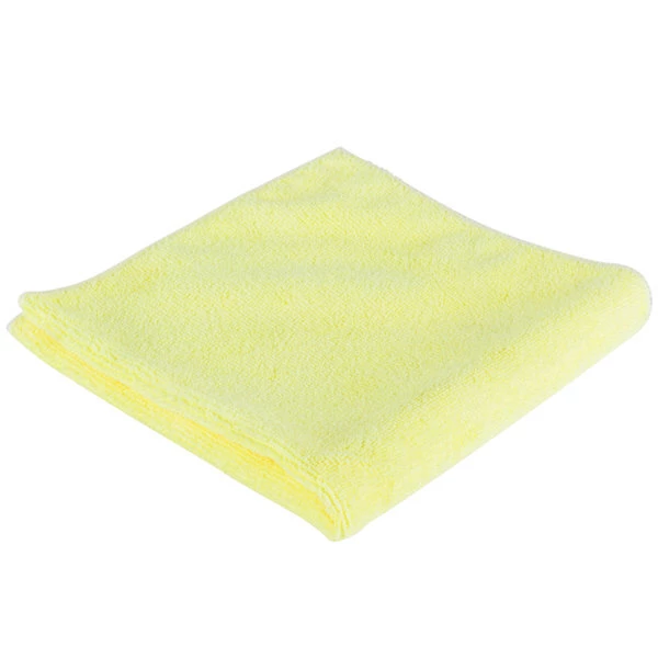 Unger® Unger ME40J SmartColor MicroWipe 16" X 16" Yellow UltraLite Microfiber Cleaning Cloth - 10/Pack 4 Unger® Unger ME40J SmartColor MicroWipe 16" X 16" Yellow UltraLite Microfiber Cleaning Cloth - 10/Pack - Image 4