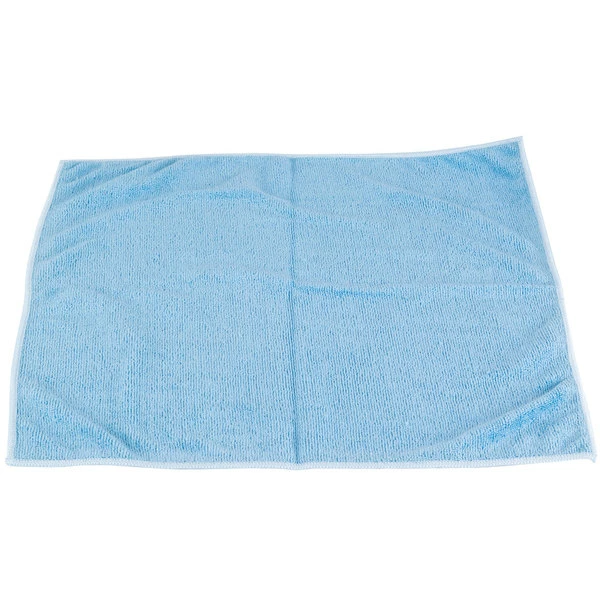 Unger® Unger MF40B SmartColor MicroWipe 16" X 15" Blue Heavy-Duty Microfiber Cleaning Cloth - 10/Pack 2 Unger® Unger MF40B SmartColor MicroWipe 16" X 15" Blue Heavy-Duty Microfiber Cleaning Cloth - 10/Pack - Image 2