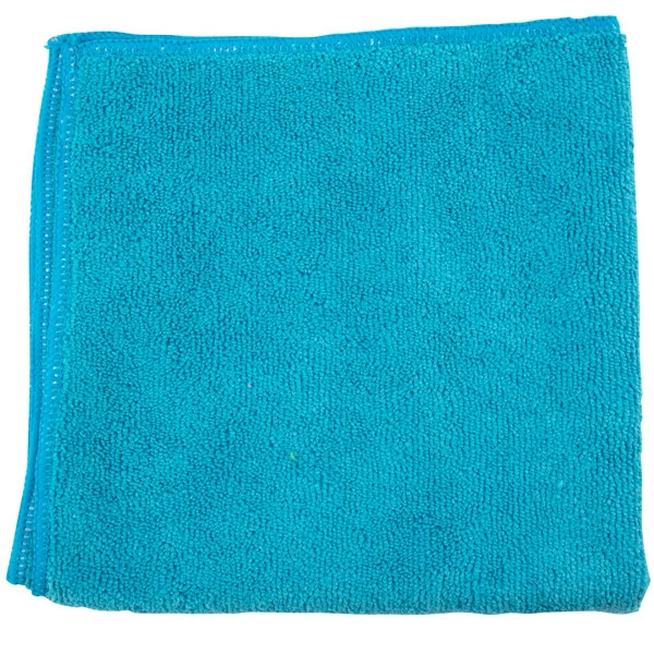 Unger® Unger MC40B SmartColor MicroWipe 16" X 16" Blue Light-Duty Microfiber Cleaning Cloth - 10/Pack 1 Unger® Unger MC40B SmartColor MicroWipe 16" X 16" Blue Light-Duty Microfiber Cleaning Cloth - 10/Pack