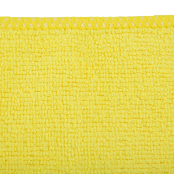 Unger® Unger MC40J SmartColor MicroWipe 16" X 16" Yellow Light-Duty Microfiber Cleaning Cloth - 10/Pack 6 Unger® Unger MC40J SmartColor MicroWipe 16" X 16" Yellow Light-Duty Microfiber Cleaning Cloth - 10/Pack - Image 6