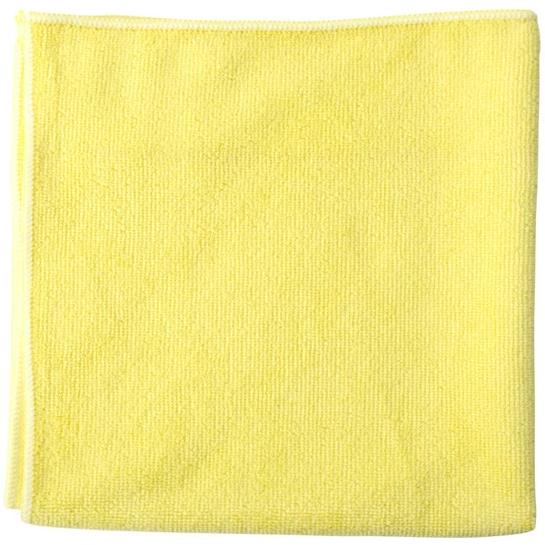 Unger® Unger MF40J SmartColor MicroWipe 16" X 15" Yellow Heavy-Duty Microfiber Cleaning Cloth - 10/Pack 1 Unger® Unger MF40J SmartColor MicroWipe 16" X 15" Yellow Heavy-Duty Microfiber Cleaning Cloth - 10/Pack