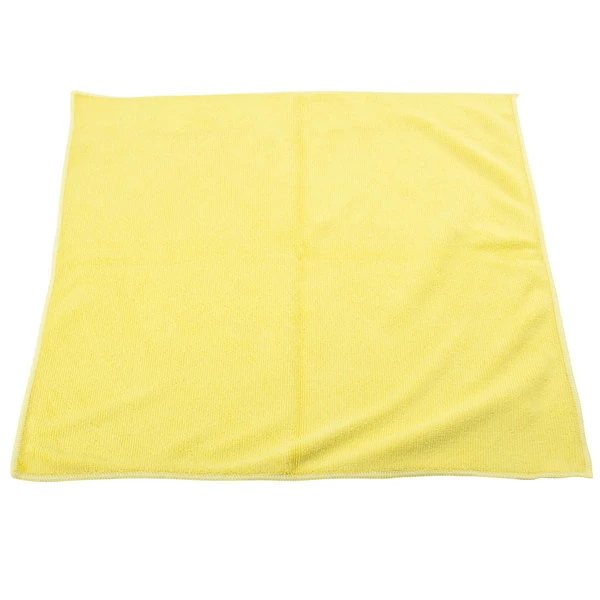 Unger® Unger MF40J SmartColor MicroWipe 16" X 15" Yellow Heavy-Duty Microfiber Cleaning Cloth - 10/Pack 4 Unger® Unger MF40J SmartColor MicroWipe 16" X 15" Yellow Heavy-Duty Microfiber Cleaning Cloth - 10/Pack - Image 4