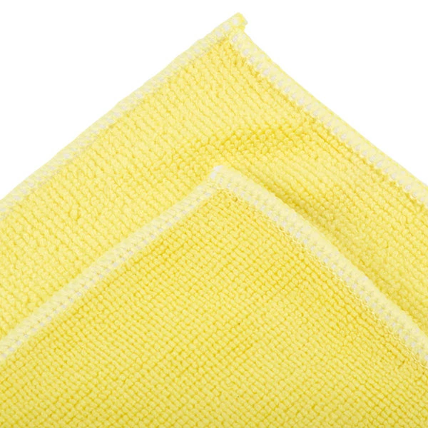 Unger® Unger MF40J SmartColor MicroWipe 16" X 15" Yellow Heavy-Duty Microfiber Cleaning Cloth - 10/Pack 5 Unger® Unger MF40J SmartColor MicroWipe 16" X 15" Yellow Heavy-Duty Microfiber Cleaning Cloth - 10/Pack - Image 5
