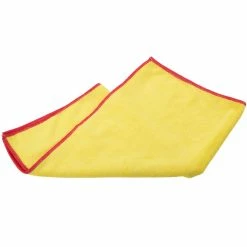Unger® Unger MF40Y SmartColor MicroWipe 16" X 15" Yellow And Red Heavy-Duty Microfiber Cleaning Cloth - 10/Pack -Microban Shop 413256