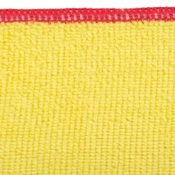 Unger® Unger MF40Y SmartColor MicroWipe 16" X 15" Yellow And Red Heavy-Duty Microfiber Cleaning Cloth - 10/Pack -Microban Shop 413259