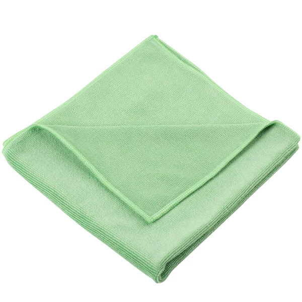 Unger® Unger MF400 SmartColor MicroWipe 16" X 15" Green Heavy-Duty Microfiber Cleaning Cloth - 10/Pack 3 Unger® Unger MF400 SmartColor MicroWipe 16" X 15" Green Heavy-Duty Microfiber Cleaning Cloth - 10/Pack - Image 3