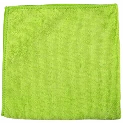 Unger® Unger ME400 SmartColor MicroWipe 16" X 16" Green UltraLite Microfiber Cleaning Cloth - 10/Pack