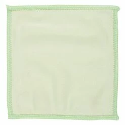 Unger® Unger MF10L MicroWipe Mini 4" X 4" Green Microfiber Glass Cleaning Cloth - 10/Pack