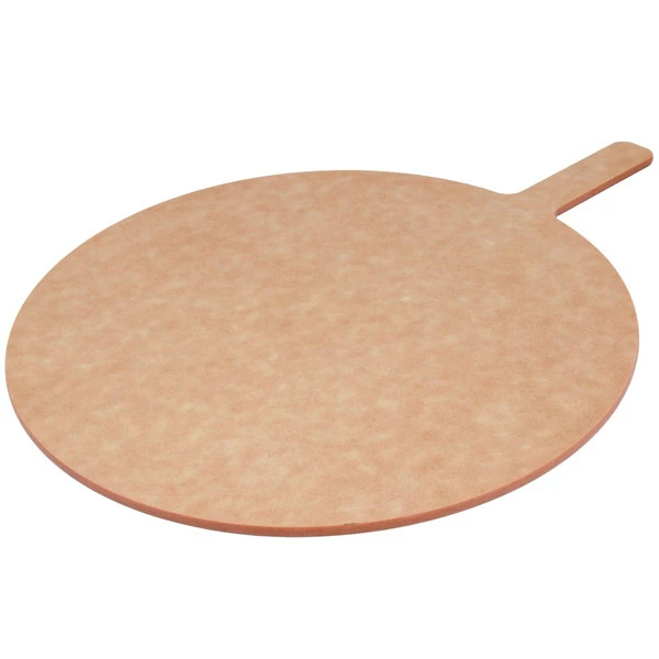 American Metalcraft 13" Round Pressed Natural Pizza Peel With 5" Handle MP1318 3 American Metalcraft 13" Round Pressed Natural Pizza Peel With 5" Handle MP1318 - Image 3