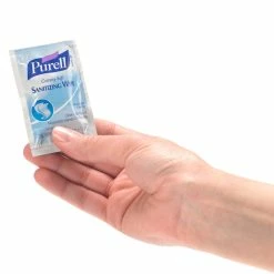 Purell® 9027-12 Cottony Soft Sanitizing Wipes 120 Count Self-Dispensing Display Box - 12/Case -Microban Shop 731022