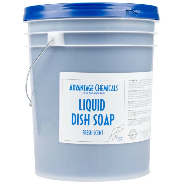Advantage Chemicals 5 Gallon / 640 Oz. Liquid Dish Soap 2 Advantage Chemicals 5 Gallon / 640 Oz. Liquid Dish Soap - Image 2