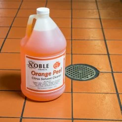 Noble Chemical 1 Gallon / 128 Oz. Orange Peel Citrus Solvent Cleaner - 4/Case