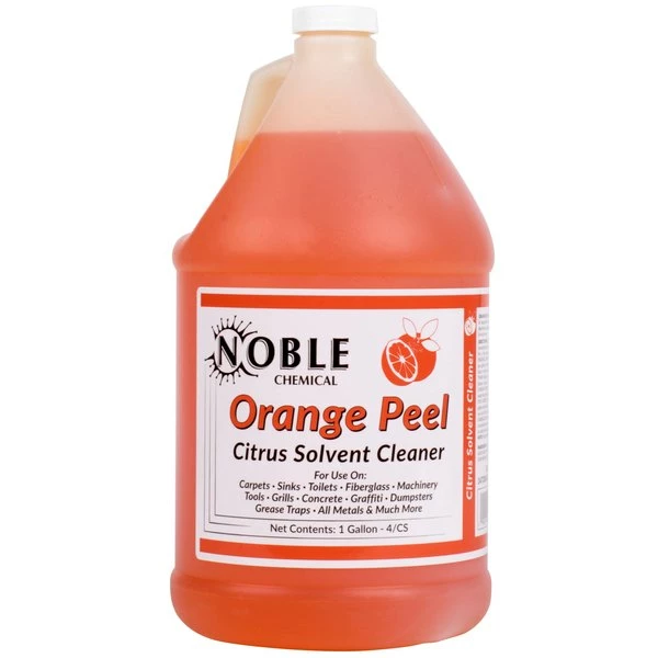 Noble Chemical 1 Gallon / 128 Oz. Orange Peel Citrus Solvent Cleaner 2 Noble Chemical 1 Gallon / 128 Oz. Orange Peel Citrus Solvent Cleaner - Image 2
