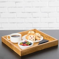 Cal-Mil 3474-99 Madera Rustic Pine 13" X 12" X 1 1/2" Coffee Tray