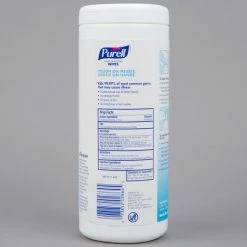 Purell® 9111-12 Sanitizing Wipes 100 Count Canister 9 Purell® 9111-12 Sanitizing Wipes 100 Count Canister -Microban Shop 970024