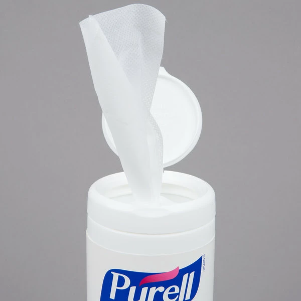 Purell® 9111-12 Sanitizing Wipes 100 Count Canister 6 Purell® 9111-12 Sanitizing Wipes 100 Count Canister - Image 6