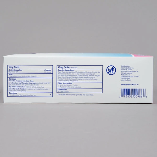 Purell® 9022-10 Hand Sanitizing Wipes 100 Count Box 3 Purell® 9022-10 Hand Sanitizing Wipes 100 Count Box - Image 3