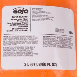 GOJO® 2252-04 NXT Spa Bath 2000 ML Herbal Liquid Hand, Hair, And Body Wash 8 GOJO® 2252-04 NXT Spa Bath 2000 ML Herbal Liquid Hand, Hair, And Body Wash -Microban Shop 996783